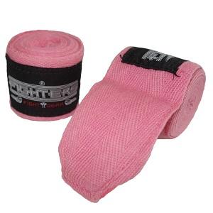 FIGHTERS - Bandages de Boxe / 300 cm / élastiques / Rose