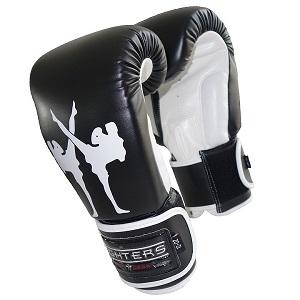 FIGHTERS - Boxing Gloves / Giant / Black / 16 oz