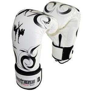 FIGHTERS - Gants de Boxe / Tribal / Blanc / 14 oz