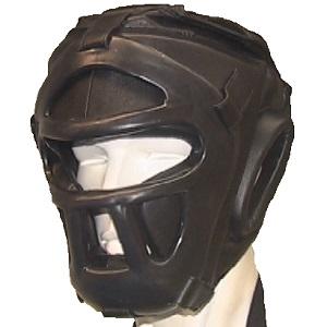FIGHTERS - Head Guard with Grid / Double Protect / Schwarz / Large