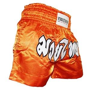 FIGHTERS - Shorts de Muay Thai / Orange / XL