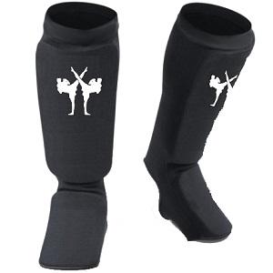 FIGHTERS - Shin guard / Combat / Black / Medium