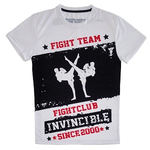 FIGHTERS - T-Shirt / Fight Team Invincible / Bianco / XL