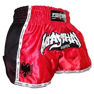 FIGHTERS - Pantalones Muay Thai / Elite / Albania-Shqipëri / XS