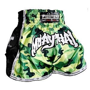 FIGHTERS - Pantalones Muay Thai / Elite Camuflaje / Small