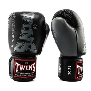 Twins - Guantes Boxeo / BGVL-8 / Negro / 14 oz