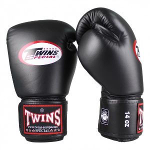 Twins - Guantes Boxeo / BG-N / Negro / 10 oz