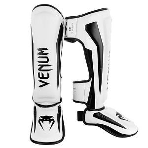 Venum - Shin Instep Protection / Elite / White-Black / Large