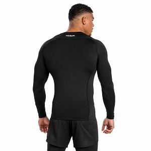 Venum - Rashguard / Attack / Long Sleeve / Schwarz-Grau / Medium