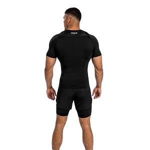 Venum - Rashguard / Attack / Short Sleeve / Schwarz-Grau / Small