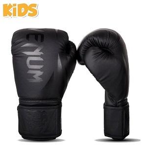 Venum - Guantes de Boxeo / Challenger 2.0 Kids / Negro-Negro / 4 oz