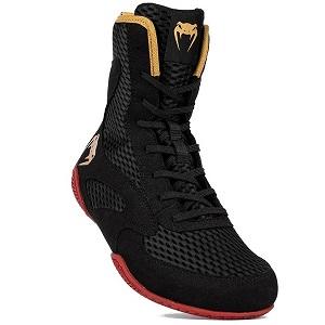 Venum - Chaussures de boxe / Elite / Noir-Or-Rouge / EU 40