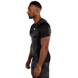 Venum - Rashguard / Tectonic Rapid / Short Sleeve / Schwarz-Grau / Medium