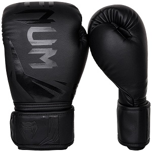 Venum - Guantes de Boxeo / Challenger 3.0 / Negro-Negro / 16 oz