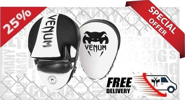 Venum - Handpratzen / Cellular 2.0 / Schwarz-Weiss